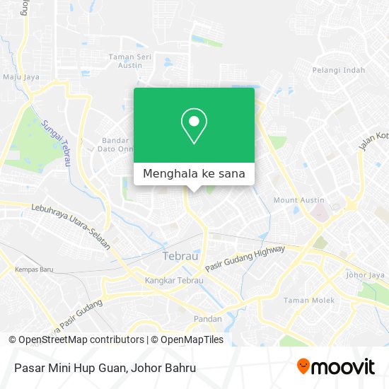 Peta Pasar Mini Hup Guan