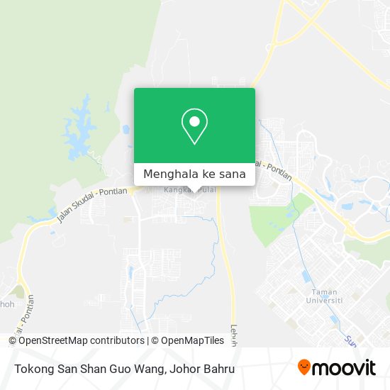 Peta Tokong San Shan Guo Wang