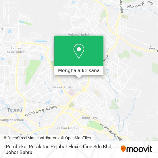 Peta Pembekal Peralatan Pejabat Flexi Office Sdn Bhd