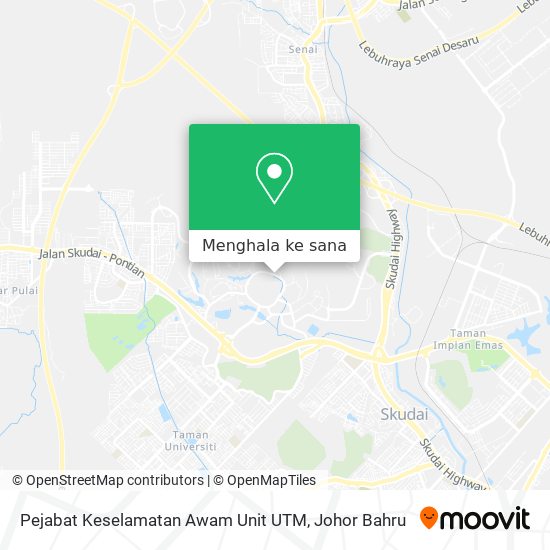 Peta Pejabat Keselamatan Awam Unit UTM