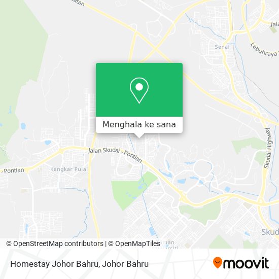 Peta Homestay Johor Bahru