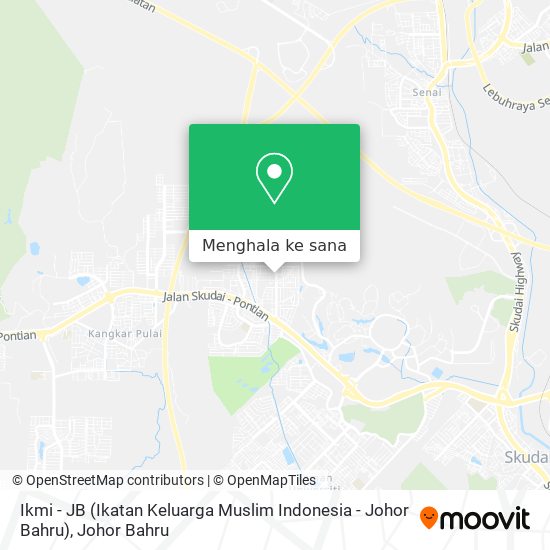 Peta Ikmi - JB (Ikatan Keluarga Muslim Indonesia - Johor Bahru)