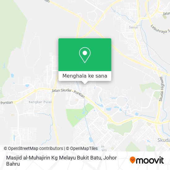 Peta Masjid al-Muhajirin Kg Melayu Bukit Batu