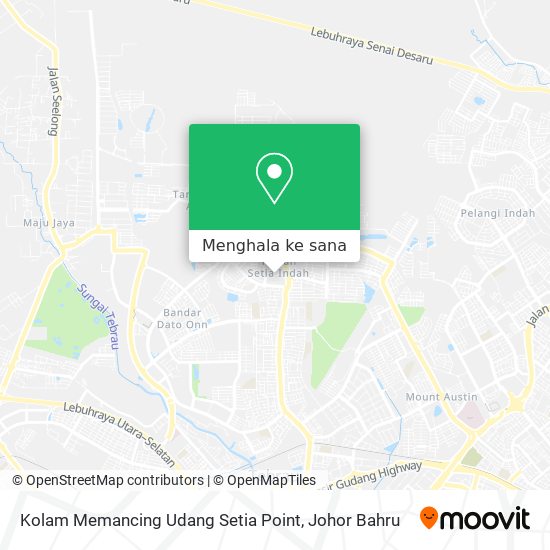 Peta Kolam Memancing Udang Setia Point