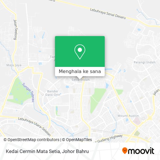 Peta Kedai Cermin Mata Setia