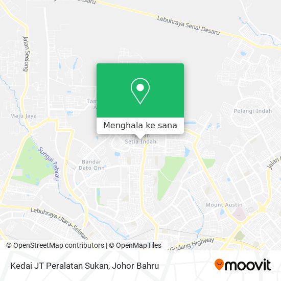 Peta Kedai JT Peralatan Sukan