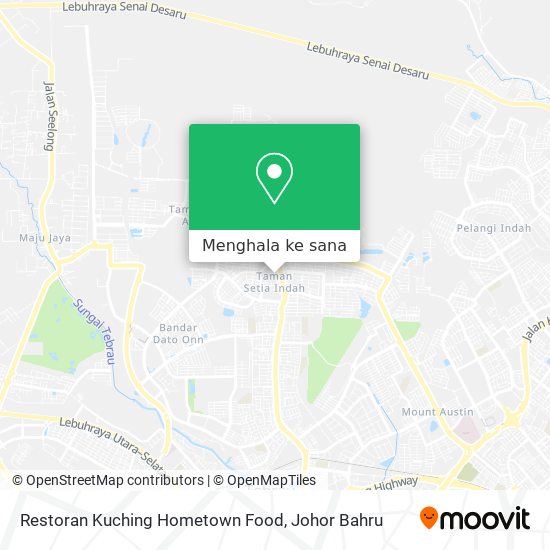 Peta Restoran Kuching Hometown Food