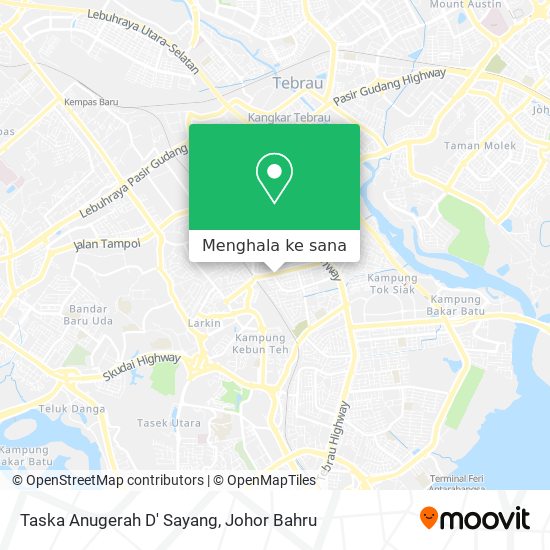 Peta Taska Anugerah D' Sayang
