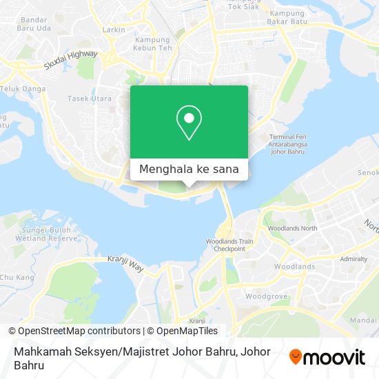 Peta Mahkamah Seksyen / Majistret Johor Bahru