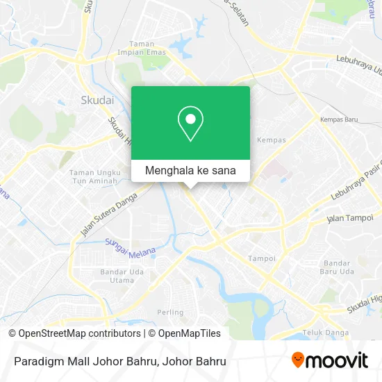 Peta Paradigm Mall Johor Bahru