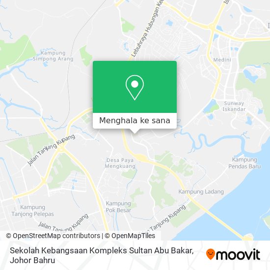 Peta Sekolah Kebangsaan Kompleks Sultan Abu Bakar