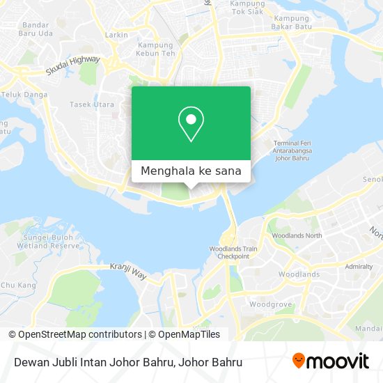 Peta Dewan Jubli Intan Johor Bahru