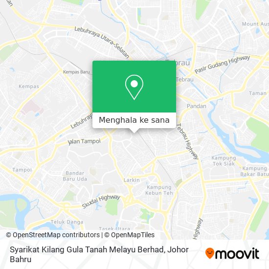 Peta Syarikat Kilang Gula Tanah Melayu Berhad