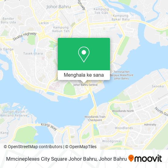 Peta Mmcineplexes City Square Johor Bahru