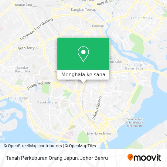 Peta Tanah Perkuburan Orang Jepun
