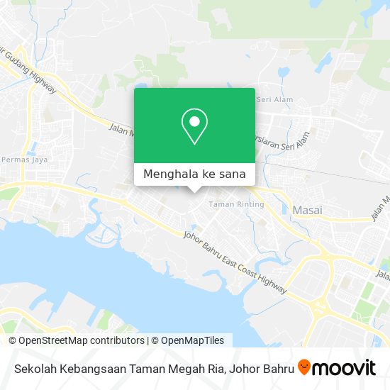 Peta Sekolah Kebangsaan Taman Megah Ria