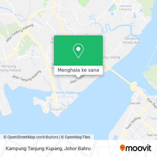 Peta Kampung Tanjung Kupang