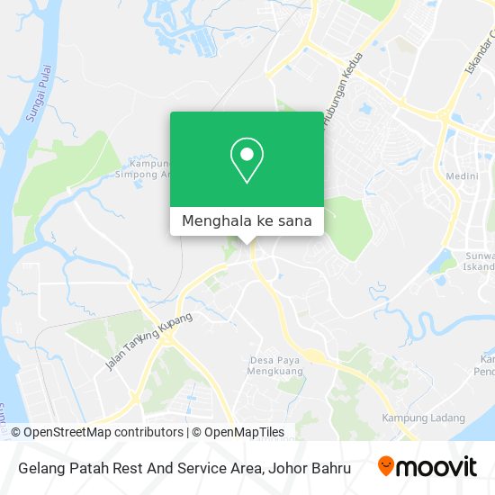 Peta Gelang Patah Rest And Service Area