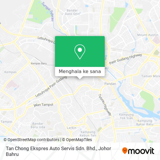 Peta Tan Chong Ekspres Auto Servis Sdn. Bhd.