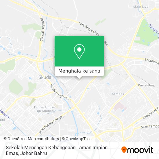 Peta Sekolah Menengah Kebangsaan Taman Impian Emas