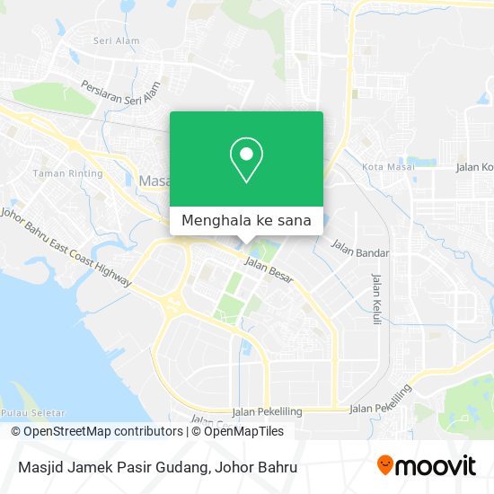 Peta Masjid Jamek Pasir Gudang