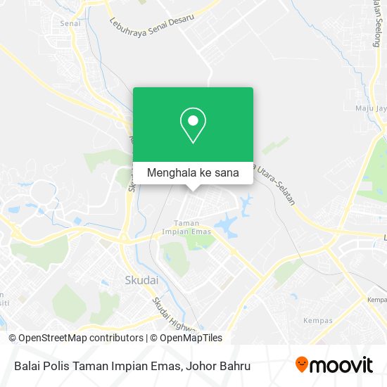 Peta Balai Polis Taman Impian Emas