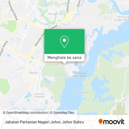 Peta Jabatan Pertanian Negeri Johor