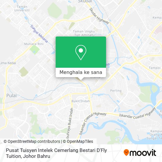 Peta Pusat Tuisyen Intelek Cemerlang Bestari D'Fly Tuition