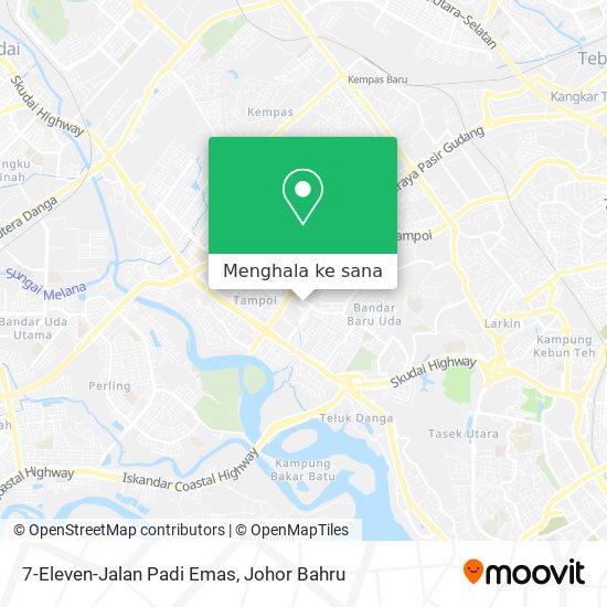 Peta 7-Eleven-Jalan Padi Emas