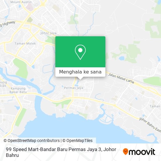 Peta 99 Speed Mart-Bandar Baru Permas Jaya 3