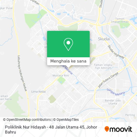 Peta Poliklinik Nur Hidayah - 48 Jalan Utama 45