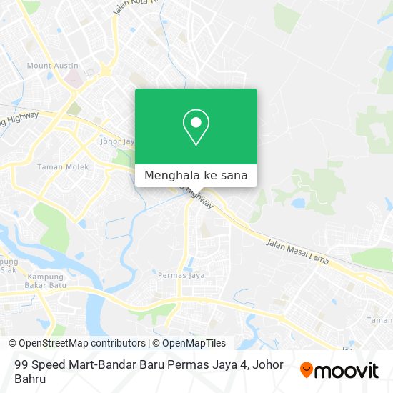 Peta 99 Speed Mart-Bandar Baru Permas Jaya 4