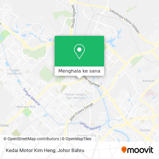 Peta Kedai Motor Kim Heng