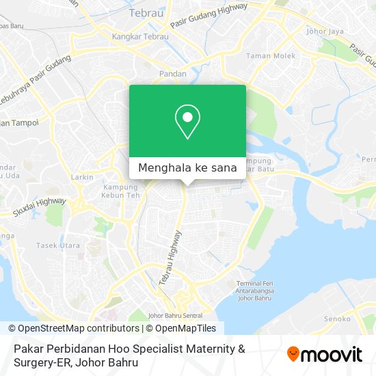 Peta Pakar Perbidanan Hoo Specialist Maternity & Surgery-ER