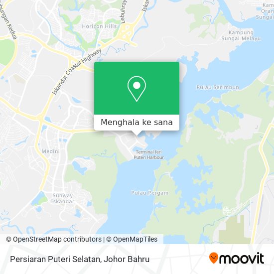 Peta Persiaran Puteri Selatan