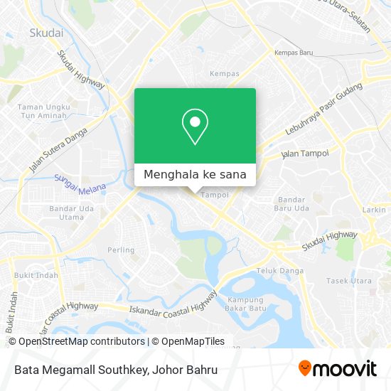 Peta Bata Megamall Southkey