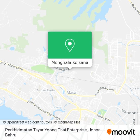 Peta Perkhidmatan Tayar Yoong Thai Enterprise