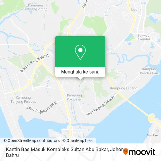 Peta Kantin Bas Masuk Kompleks Sultan Abu Bakar