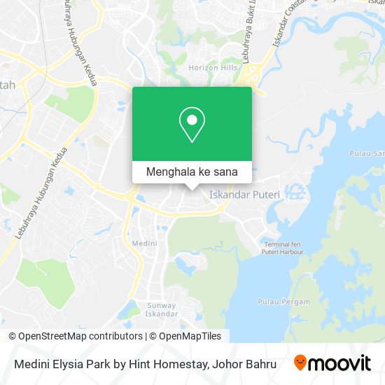 Peta Medini Elysia Park by Hint Homestay