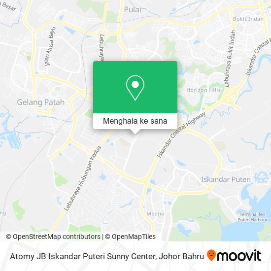 Peta Atomy JB Iskandar Puteri Sunny Center