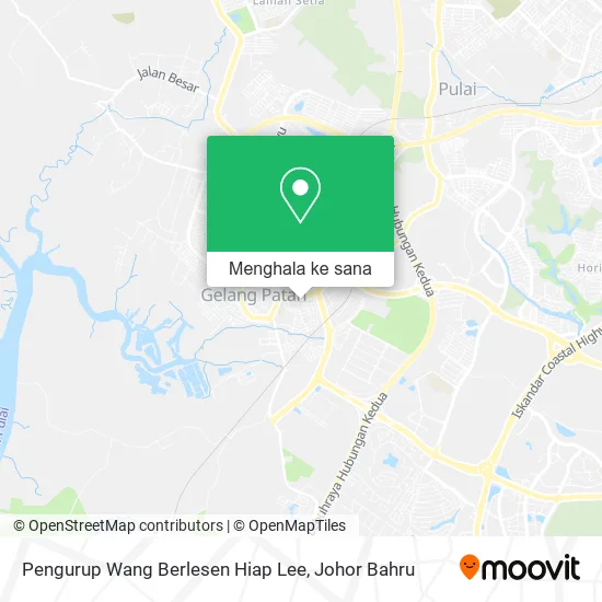 Peta Pengurup Wang Berlesen Hiap Lee