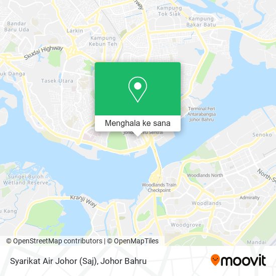 Peta Syarikat Air Johor (Saj)