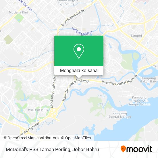 Peta McDonal's PSS Taman Perling