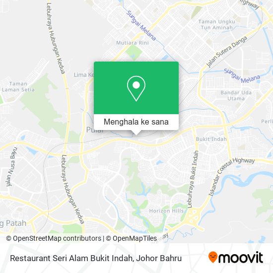 Peta Restaurant Seri Alam Bukit Indah