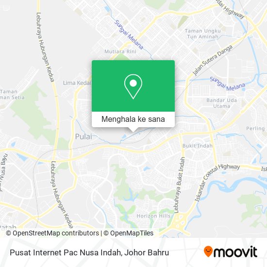 Peta Pusat Internet Pac Nusa Indah