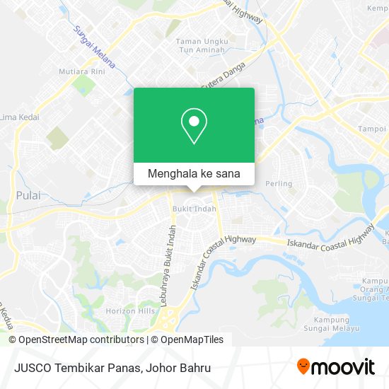Peta JUSCO Tembikar Panas