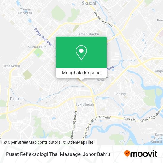 Peta Pusat Refleksologi Thai Massage