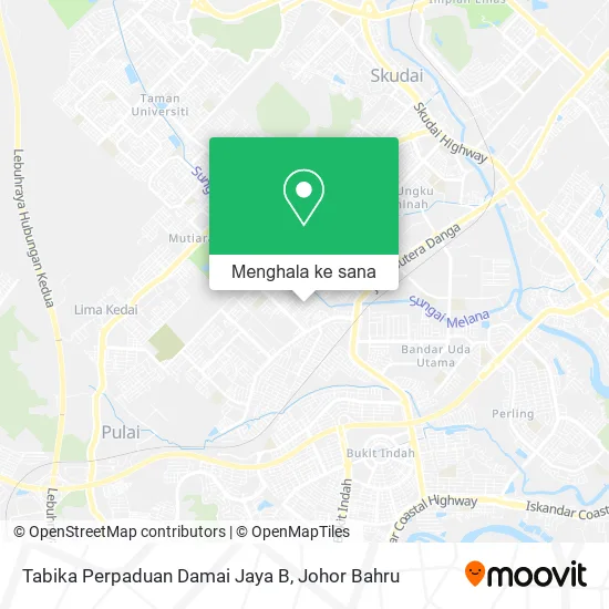 Peta Tabika Perpaduan Damai Jaya B