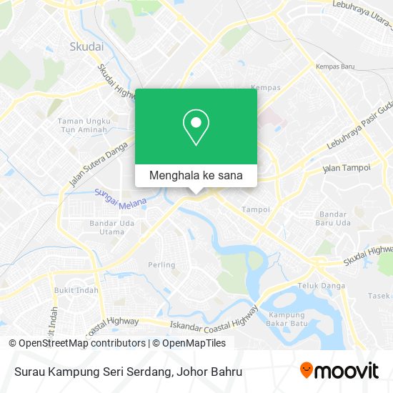 Peta Surau Kampung Seri Serdang