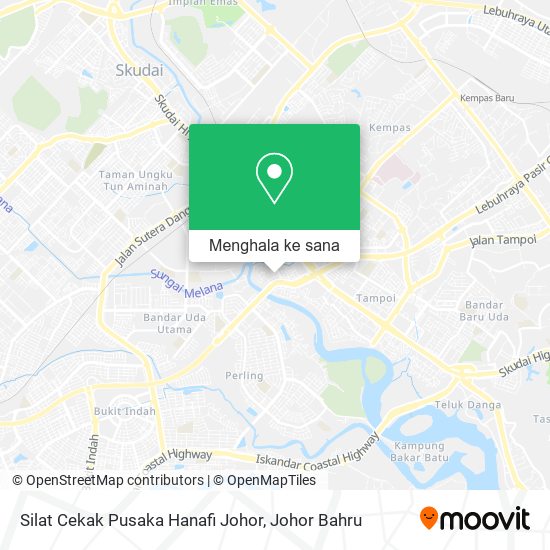 Peta Silat Cekak Pusaka Hanafi Johor